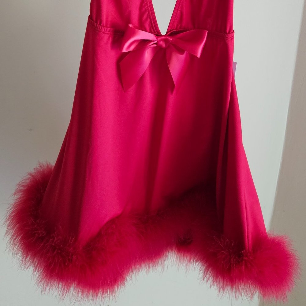 Red Frederick's of Hollywood Lingerie Baby Doll NWT!